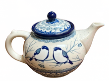 Load image into Gallery viewer, Teapot 40 oz Unikat Blue Birds