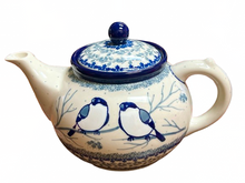 Load image into Gallery viewer, Teapot 40 oz Unikat Blue Birds