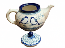 Load image into Gallery viewer, Teapot 40 oz Unikat Blue Birds