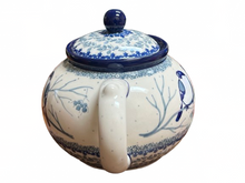 Load image into Gallery viewer, Teapot 40 oz Unikat Blue Birds