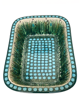 Load image into Gallery viewer, Rectangular Baker 10&quot; Unikat Green Lake Grass
