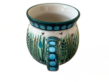 Load image into Gallery viewer, Bubble Mug 12 oz Unikat Green Lake Grass
