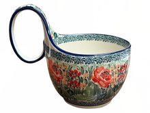 Load image into Gallery viewer, Bowl With Loop Handle 16 oz Unikat Summer Poppies Field
