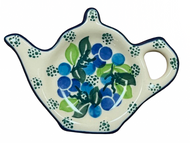 Tea Bag or Lemon Holder Blue Berries