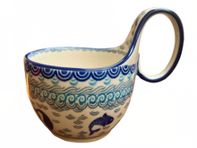 Load image into Gallery viewer, Bowl With Loop Handle 16 oz Deep Blue Sea
