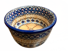 Load image into Gallery viewer, Ramekin 4&quot; Unikat Orange Flowers
