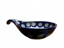 Load image into Gallery viewer, Spoon Rest 7&quot; Peacock
