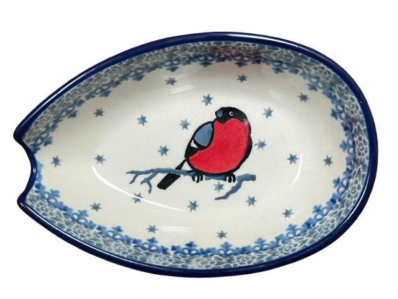 Spoon Rest Unikat Bullfinch Fun