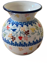 Load image into Gallery viewer, Bubble Vase Bluebird Vine
