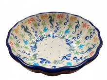 Load image into Gallery viewer, Scalloped Bowl 4.5" By the Sea
