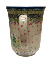 Load image into Gallery viewer, Bistro Mug 17 oz Unikat Christmas Cabin
