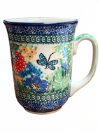 Bistro Mug 17 oz Unikat Happy Dragonfly