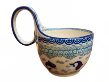 Load image into Gallery viewer, Bowl With Loop Handle 16 oz Deep Blue Sea
