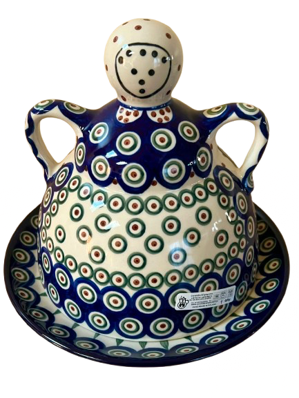 Cheese Lady 8.5” Peacock