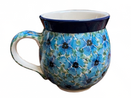 Bubble Mug 12 oz Unikat Cornflower Button