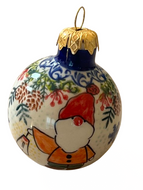 Christmas Ball Ornament Unikat Christmas Gnome