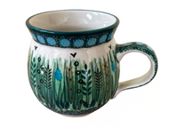 Bubble Mug 12 oz Unikat Green Lake Grass