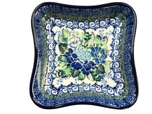Load image into Gallery viewer, Shallow Fluted Bowl 4” Unikat Blue Siesta
