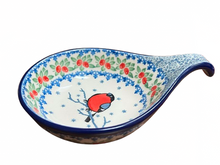 Load image into Gallery viewer, Spoon Rest 7&quot; Unikat Bullfinch Fun
