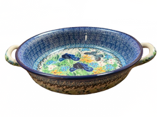 Load image into Gallery viewer, Round Baker 8" Unikat Butterfly Garden
