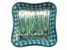 Load image into Gallery viewer, Shallow Fluted Bowl 4” Unikat  Green Lake Grass
