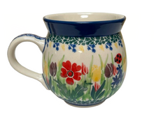 Load image into Gallery viewer, Bubble Mug 12 oz Unikat Ladybug Charm
