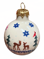 Christmas Ball Ornament Unikat All Is Calm