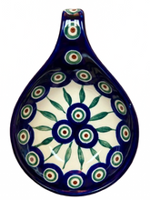 Load image into Gallery viewer, Spoon Rest 7&quot; Peacock
