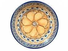 Load image into Gallery viewer, Bowl 5" Unikat Orange Flowers
