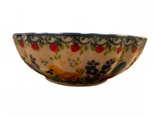 Load image into Gallery viewer, Scalloped Bowl 4.5" Unikat Happy Easter
