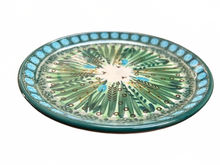 Load image into Gallery viewer, Toast Plate 6" Unikat Green Lake Grass
