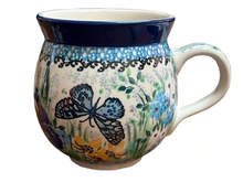 Load image into Gallery viewer, Bubble Mug 12 oz Unikat Butterfly Garden

