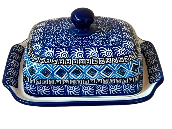 Butter/Cream Cheese Dish Aztec Sky