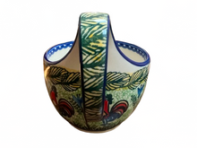 Load image into Gallery viewer, Bowl With Loop Handle 16 oz Unikat Happy Rooster
