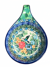 Load image into Gallery viewer, Spoon Rest 7" Unikat Hummingbird Beauty
