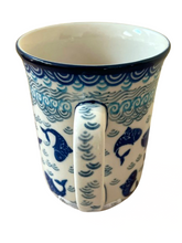 Load image into Gallery viewer, Bistro Mug 17 oz Deep Blue Sea

