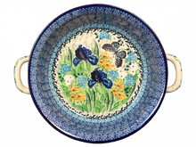 Load image into Gallery viewer, Round Baker 8" Unikat Butterfly Garden
