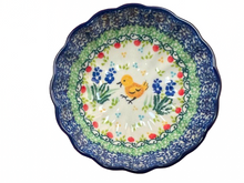 Load image into Gallery viewer, Scalloped Bowl 4.5" Unikat Happy Easter
