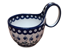 Load image into Gallery viewer, Bowl With Loop Handle 16 oz Bleeding Heart
