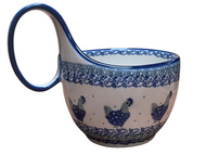 Bowl With Loop Handle 16 oz Blue Hen