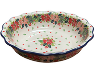 Scalloped Oval Baker 9” Unikat Celebration