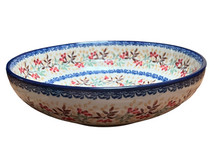 Load image into Gallery viewer, Serving Bowl 8.5&quot; Unikat Red Birds
