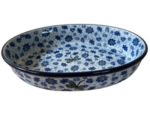 Load image into Gallery viewer, Oval Baker 10.5” Hidden Dragonfly
