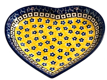 Load image into Gallery viewer, Heart Shaped Platter 7&quot; Sunburst
