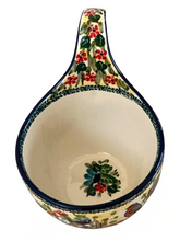 Load image into Gallery viewer, Bowl With Loop Handle 16 oz Unikat Garden Peace

