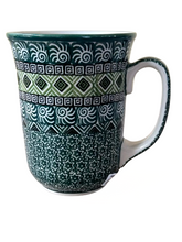 Load image into Gallery viewer, Bistro Mug 17 oz Aztec Forest
