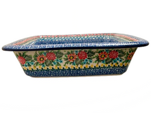 Load image into Gallery viewer, Rectangular Baker with Rim 14&quot; Unikat Happiness Delight
