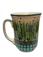 Load image into Gallery viewer, Bistro Mug 17 oz Unikat Green Lake Grass
