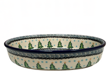 Load image into Gallery viewer, Oval Baker 10.5” Evergreens
