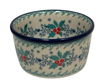 Load image into Gallery viewer, Ramekin 4&quot; Winter Holly
